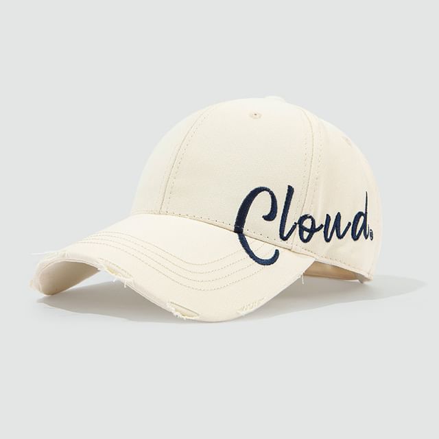 Baseball Embroidered Lettering Cap