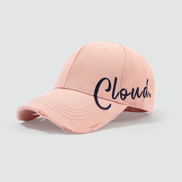 Baseball Embroidered Lettering Cap