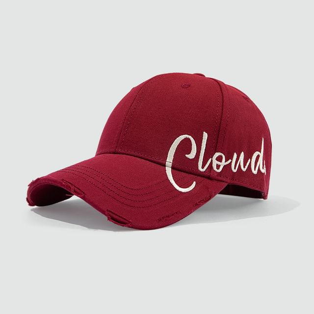 Baseball Embroidered Lettering Cap