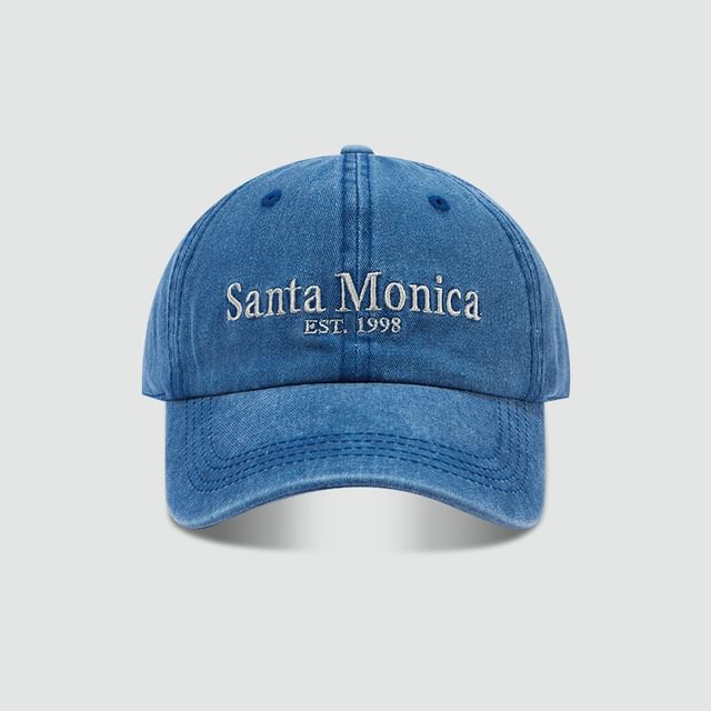 Embroidered Baseball Cap Lettering