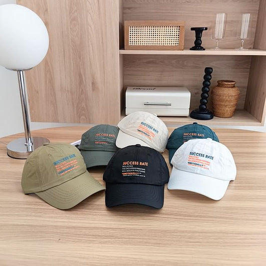 Cap Embroidered Baseball Lettering