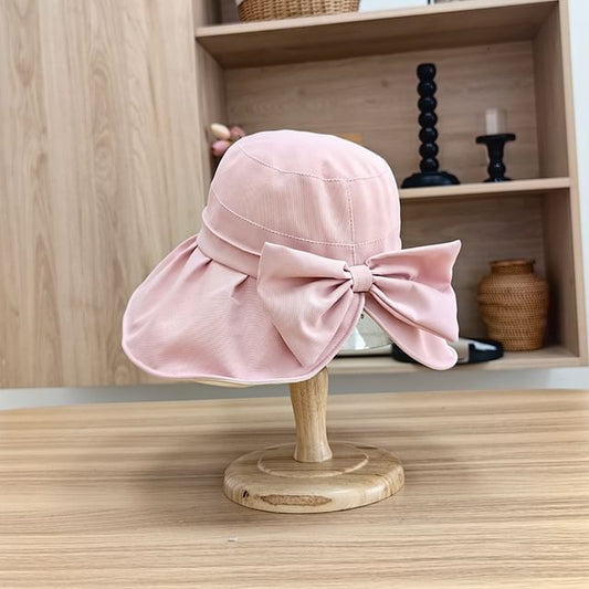 Bow Hat Plain Bucket