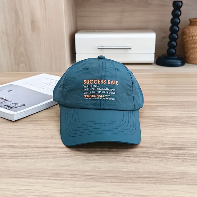 Cap Embroidered Baseball Lettering