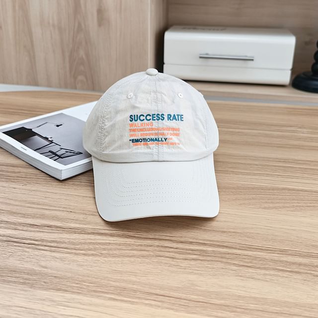 Cap Embroidered Baseball Lettering