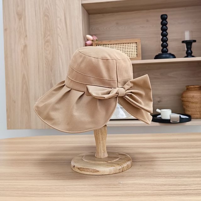 Bow Hat Plain Bucket