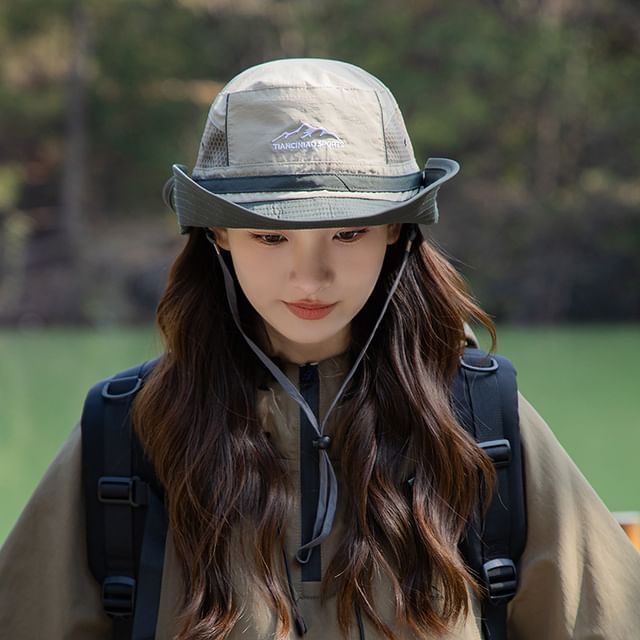 Embroidered Hat Mountain Boonie