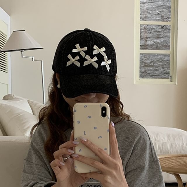 Baseball Cap Bow