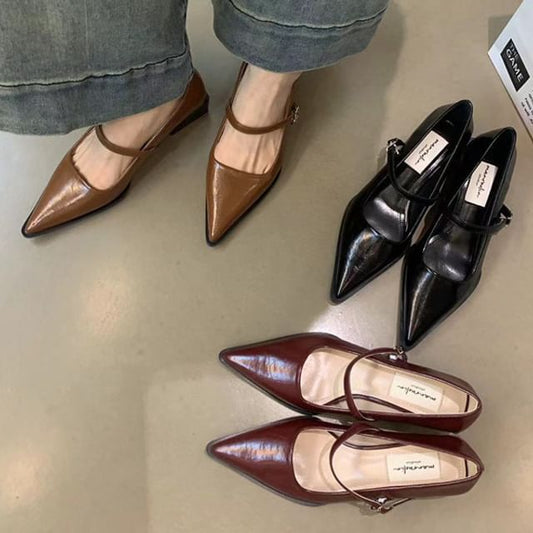 Pointy Mary Jane Pumps