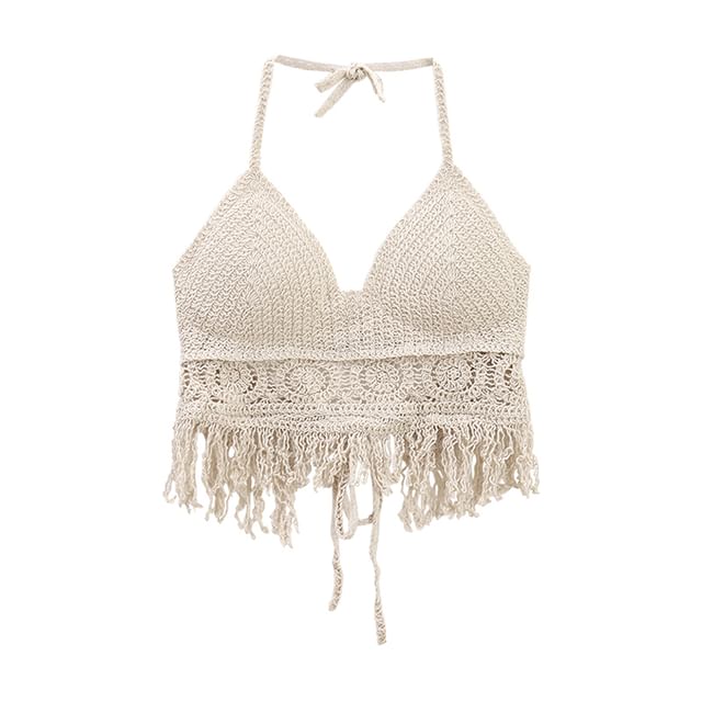 Lace Jacket with Crop Cami