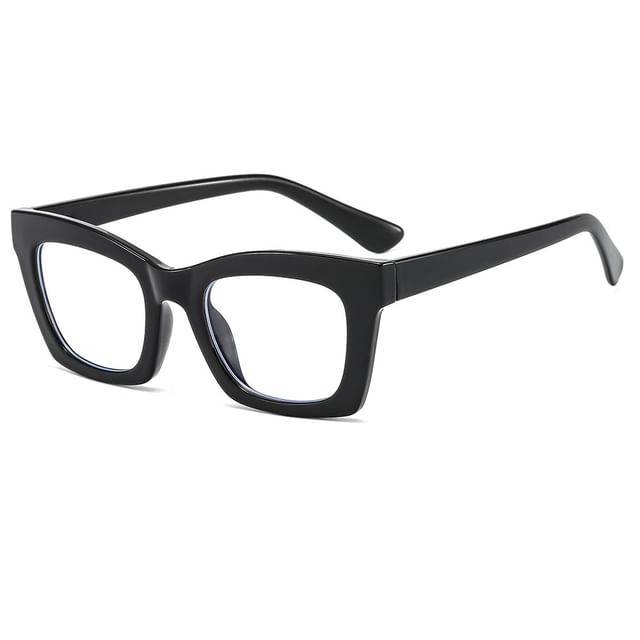 Light Blue Blocking Square Eyeglasses