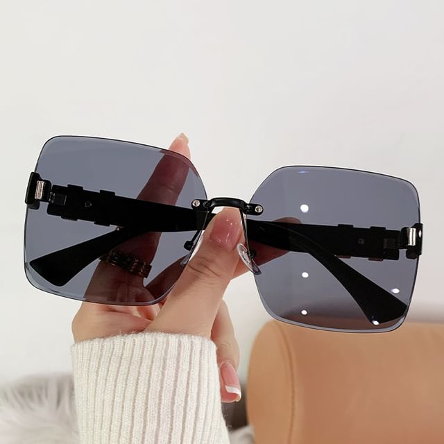 Square Frameless Sunglasses