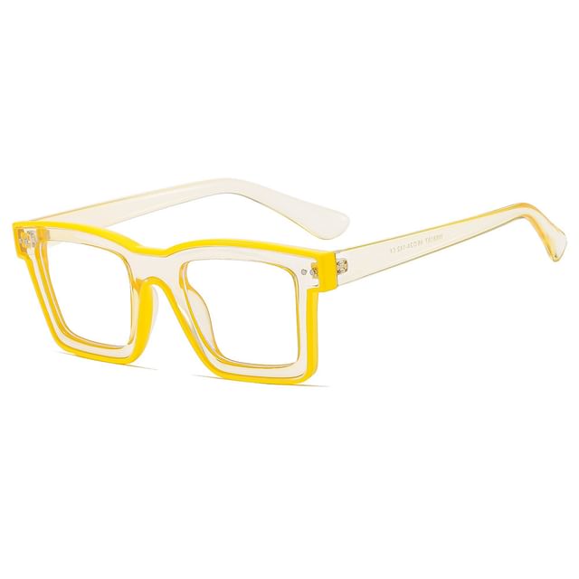 Blue Square Blocking Eyeglasses Light