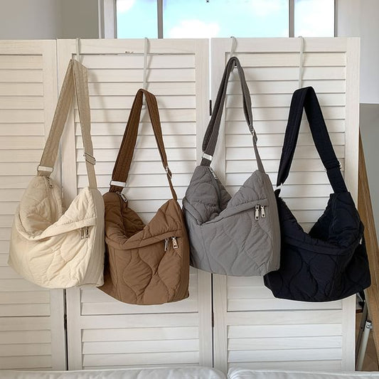 Plain Quilted Bag Crossbody