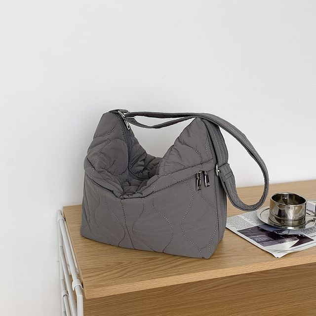 Plain Quilted Bag Crossbody