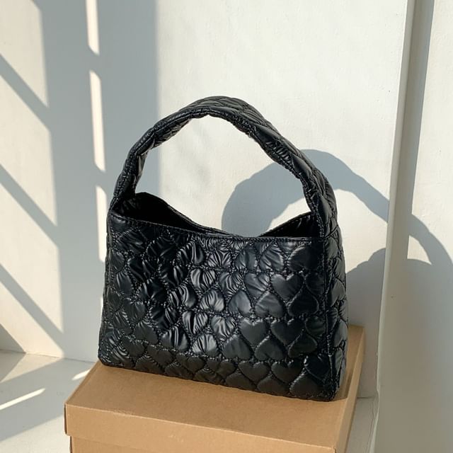 Tote Quilted Heart Bag