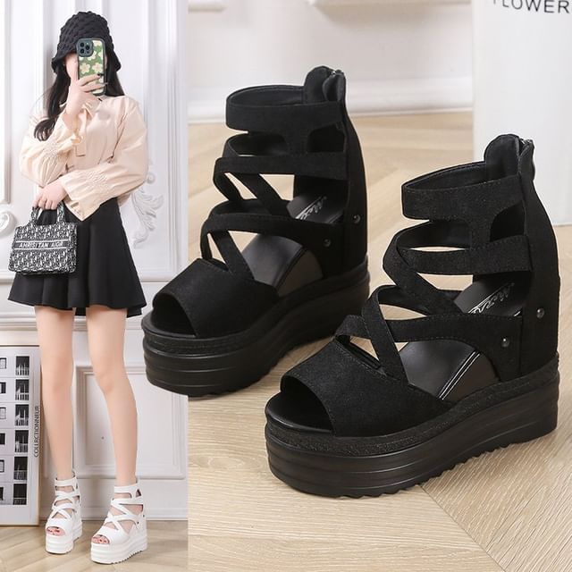 Wedge Sandals Plain Platform