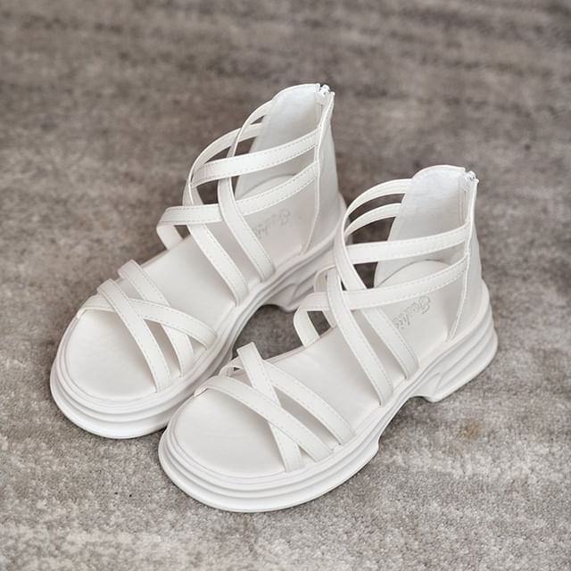 Plain Sandals Platform