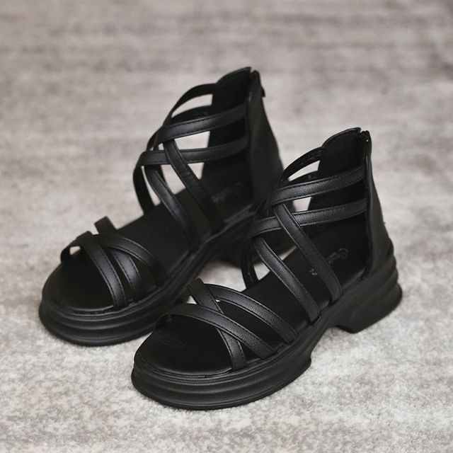 Plain Sandals Platform
