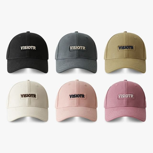 Embroidered Lettering Cap Baseball