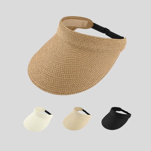 Sun Woven Straw Visor