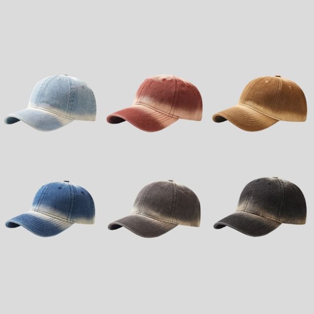 Denim Cap Washed Baseball