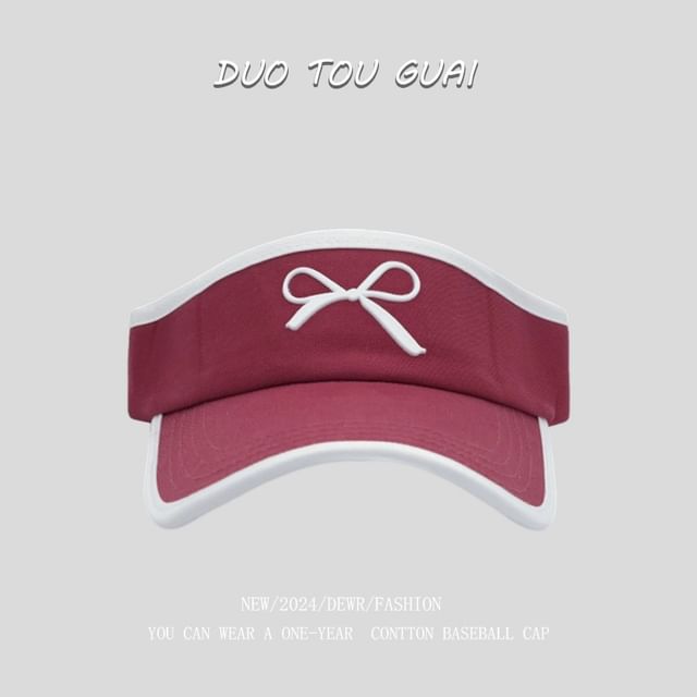 Visor Contrast Sun Bow Trim
