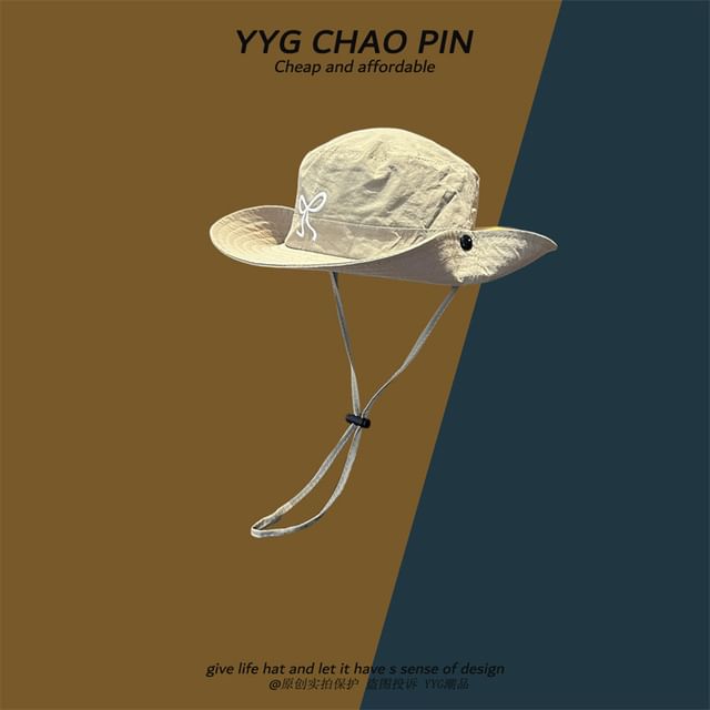 Bow Hat Boonie Embroidered