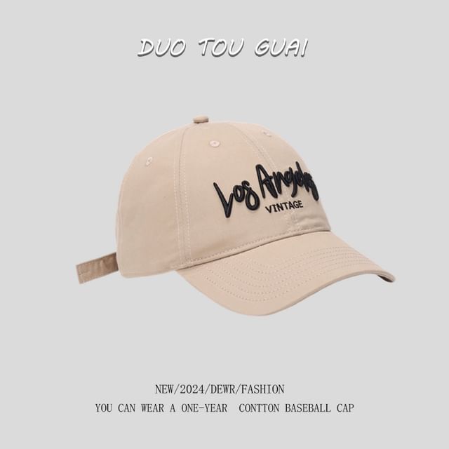 Embroidered Baseball Lettering Cap