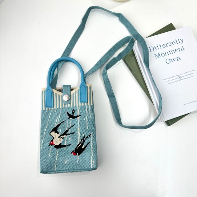 Knit Crossbody Bag