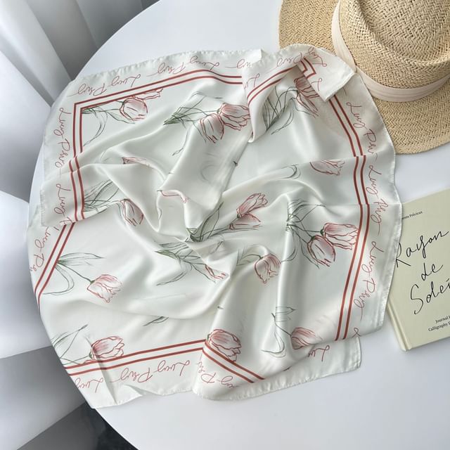 Print Neckerchief Floral