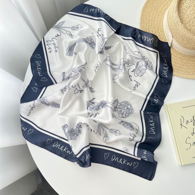 Print Neckerchief Floral
