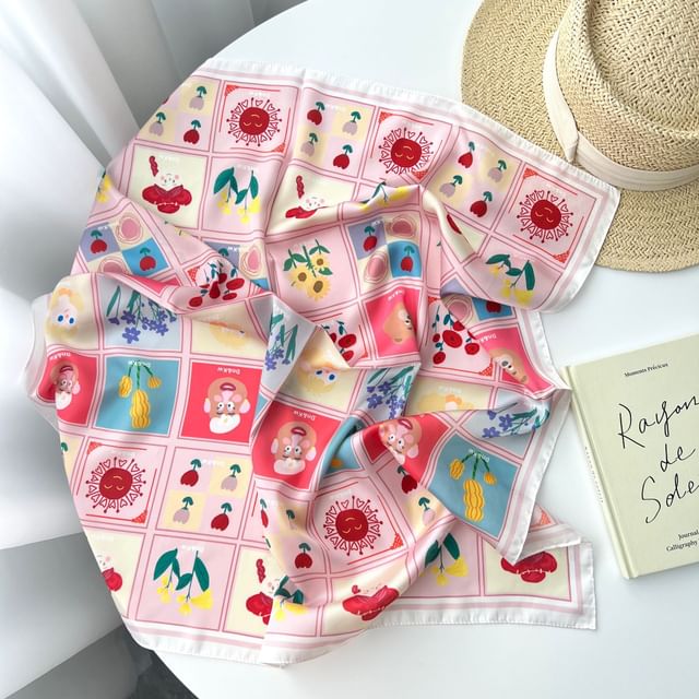 Print Neckerchief Floral