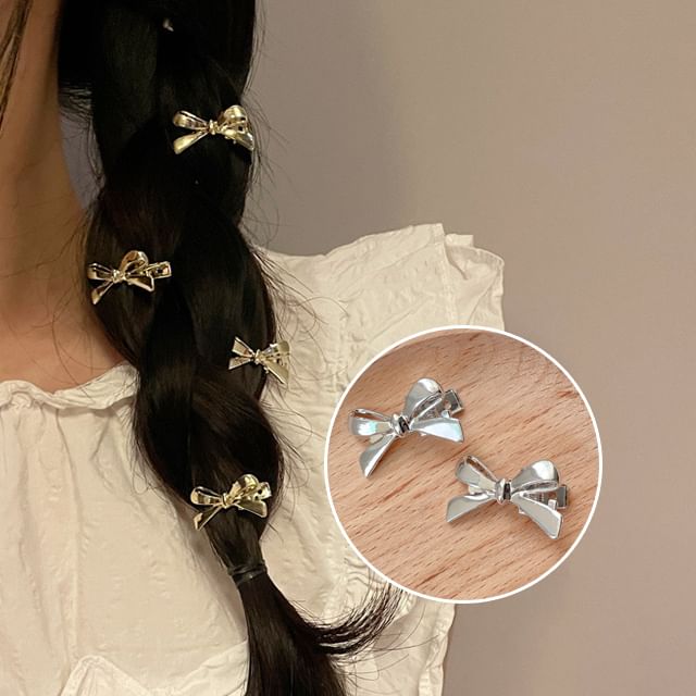 Alloy Hair Bow Clip
