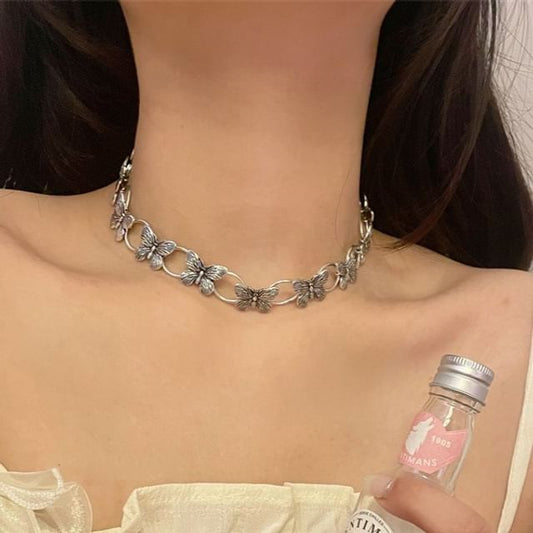 Chain Necklace Butterfly