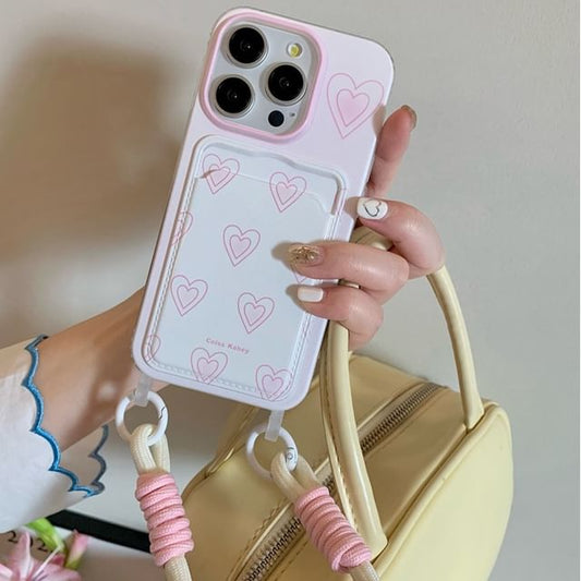 Card Heart Case Phone Holder