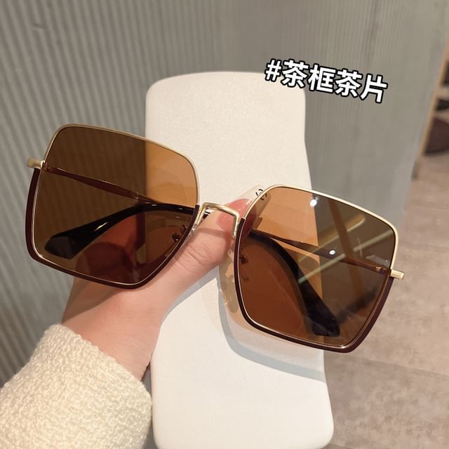 Half Sunglasses Square Frame