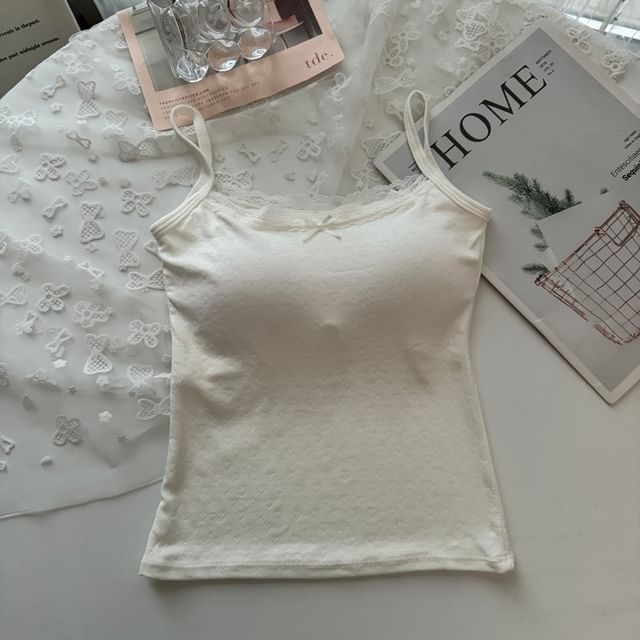 Padded Lace Camisole