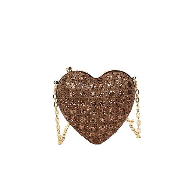 Heart Bag Crossbody Chain Strap