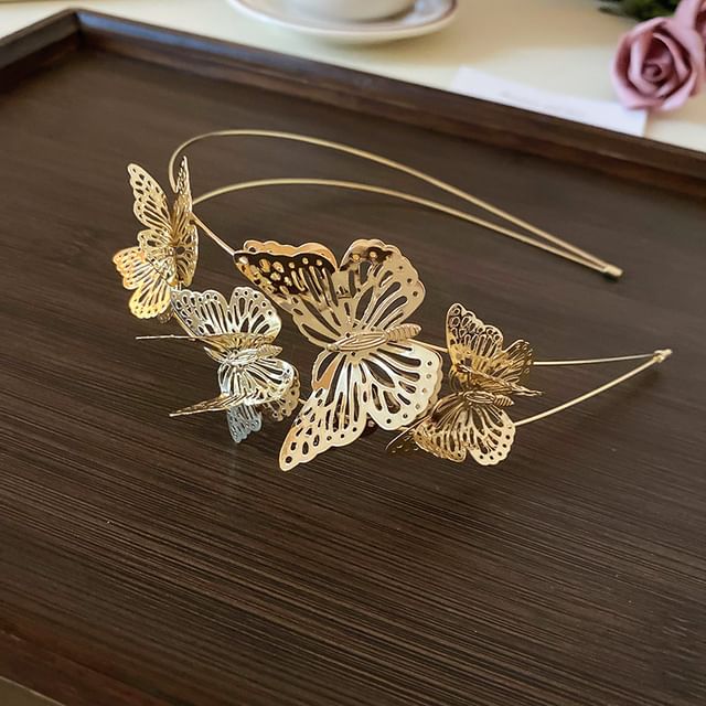 Butterfly Headband Alloy