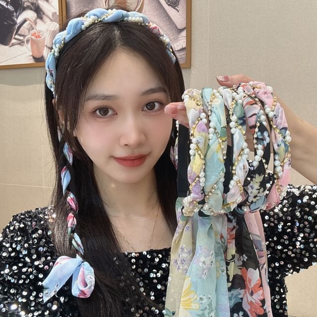 Head Faux Band Pearl