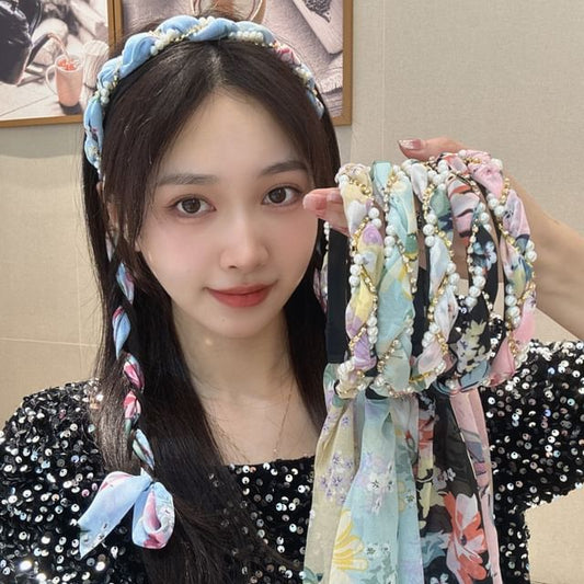 Head Faux Band Pearl