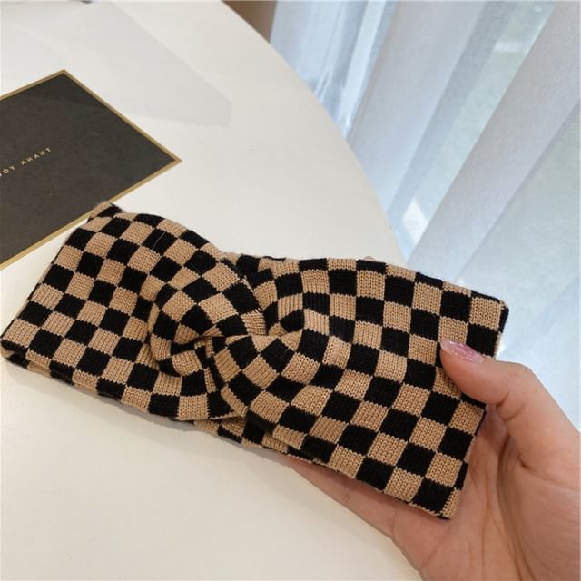 Checker Head Band