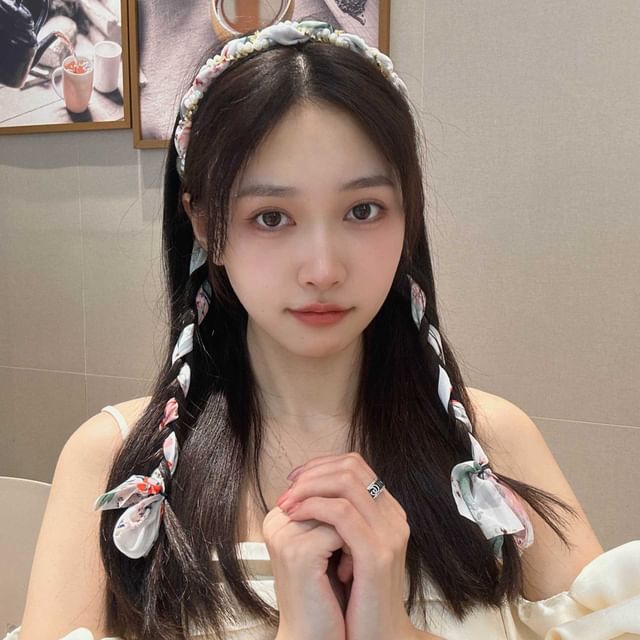 Head Faux Band Pearl