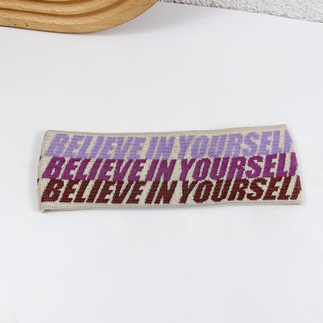 Lettering Head Band