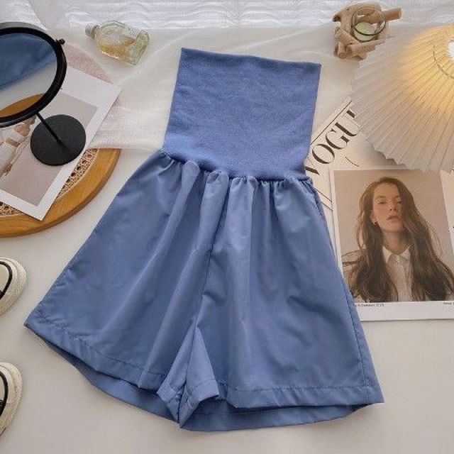 Plain Strapless Romper