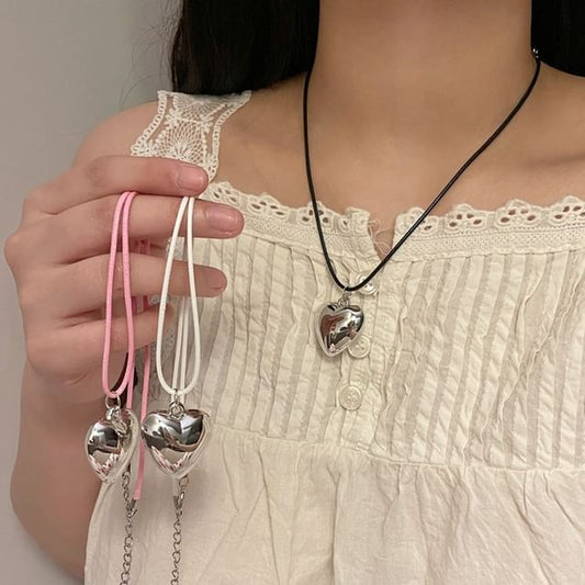 Necklace Pendant Cord Heart