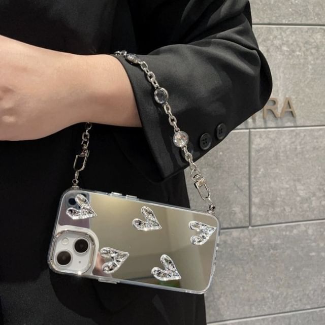 Mirrored Heart Case Phone