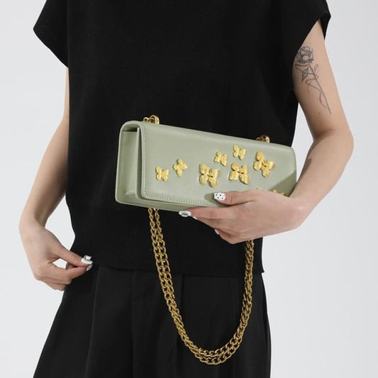 Crossbody Box Butterfly Bag Flap