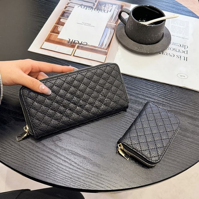 Quilted Wallet Long