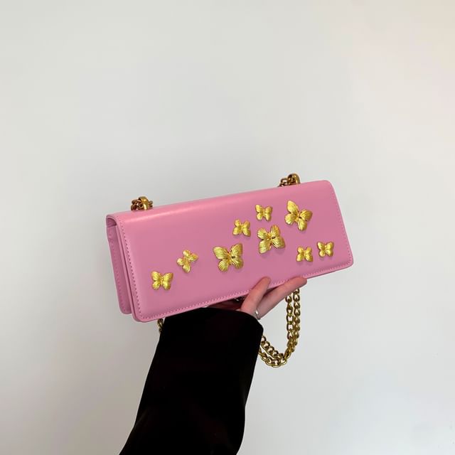 Crossbody Box Butterfly Bag Flap